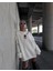 AYDOGANTICARET44 Oversize Üç Iplik Bisiklet Yaka Baskılı Sweatshirt - Beyaz 4