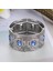 Mavi 3 Kadınlar Için Vintage Bohemia Geniş Manşet Bilezikler ve Bilezikler Eski Pulsera Su Damlası Kristal Taş Bilezikler Türk Takıları (Yurt Dışından) 1