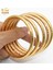 B-68-4pcs Kadınlar Için Düğün Dubai Altın Bilezik Takı Tasarımcısı Altın Kaplama Bakır Bilezikler - Basit Tasarım 24K Hint Bilezikler (Yurt Dışından) 2