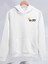 AYDOGANTICARET44 Kışlık Üç Iplik Kapşonlu Sweatshirt - Beyaz 2