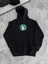 AYDOGANTICARET44 Üç Iplik Penye Uzun Kol Kapşonlu Sweatshirt - Siyah 4