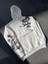 AYDOGANTICARET44 Uzun Kol Kapşonlu Baskılı Sweatshirt - Beyaz 3