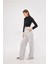 AYDOGANTICARET44 Kargo Cepli Palazzo Oversize Kesim Iki Iplik Bol Paça Eşofman Altı Pantalon - Gri 5