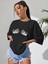 AYDOGANTICARET44 Baskılı T-Shirt - Siyah 2