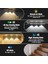 3 Led'li Şarjlı Dolap Altı Aydınlatma, Hareket Sensörlü, 3 Modlu, Yapışkanlı, Delme Gerektirmez, Slim Beyaz Kasa, Dekoratif, Kısılabilir Gece Lambası, Gardırop, Dolap, Merdiven Lambası 40 cm 3