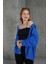AYDOGANTICARET44 Basic Oversize Saks Gömlek 4