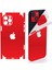 Apple iPhone 15 Plus Için 360 Full Arka Kaplama Koruma Sticker Kılıfsız Kullanım Için Kırmızı 1