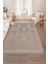 Bukleli Modern Iskandinav Bej Krem Makine Halısı Yolluk Antre Mutfak Salon Oturma Odası Koridor Sisal 1