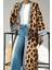 AYDOGANTICARET44 Uzun Leopar Hırka - Camel-Mavi 3