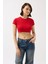 AYDOGANTICARET44 Likralı Basic Crop T-Shirt 1