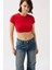 AYDOGANTICARET44 Likralı Basic Crop T-Shirt 3