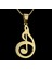 14 Ayar Altın Kolye Ucu Müzik Notası GM3537 1 gr 1