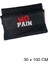 Spor Havlusu Fitness Gym Antrenman Golf Boks 2'li Sporcu Havlusu 30 x 100 cm Nakışlı Pamuklu Siyah 3