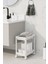 Life 2 Katlı Tekerlekli Tezgah Altı Beyaz Banyo Mutfak Rafı MIT1119 3