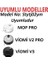 Mi Robot Viomi Se V2 V3 V2 Pro (V-RVCLM21B) / Vacuum Mop Pro (STYJ02YM) ile Uyumlu Siyah 2li Yan Fırça 3