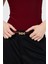 Bordo Ince Gold Toka Detaylı Kemer 410 2