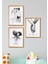 Handmade 3 Parça Ahşap Çerçeve Görünümlü Sevgililer Duvar Dekoru Salon Yatak Odası Mutfak Için Tablo Seti 45 x 40 Diğer 3