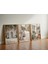 Wall Art 3'lü Çerçevesiz Poster, Modern Dekoratif Çerçevesiz Poster, Tablo, 3neutralwallart, 40 x 50 1