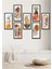 Handmade 7 Parça Bohem Yapraklar Duvar Dekoru - Salon Oturma Yatak Odası Mutfak Ofis Antre Için Tablo Seti 70 x 50 Diğer NT0X00261 2