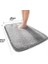 Paspası 40 x 60 cm - Peluş Paspas - Kaymaz Tabanlı Tasarım - Post Model Tasarım - Post Peluş Banyo Paspas - Hediyelik Kaymaz Taban Abdest Paspası (Gri) 3