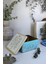 Botanica Blue Desenli Kare Metal Saklama Kabı 20X20 cm (Botanica Blue) 1
