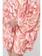 Naomi Turuncu Çiçek Desen Kimono 5