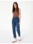 Kadın Mavi Mom High Waist Fit Jean Pantolon 50307837-VR036 3