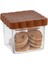 Coco Biscuit Saklama Kabı, Kahverengi, 500 ml 3