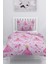 Prenses Desen Pamuklu Ranforce Tek Kişilik Nevresim Seti - Pembe 2