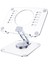 Taşınabilir Dizüstü Standı Çok Fonksiyonlu 360 Derece Dönen Dizüstü Macbook Tablet Cep Telefonu Standı (Şeffaf 360 Stand) 1