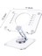 Taşınabilir Dizüstü Standı Çok Fonksiyonlu 360 Derece Dönen Dizüstü Macbook Tablet Cep Telefonu Standı (Şeffaf 360 Stand) 2