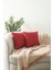 Home Kırmızı Sade Panorama Kırlent Kılıfı Çok Farklı Renk Seçeneğiyle, 50 x 50 2