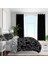 Queen Size Saten Nevresim Seti Siyah 3