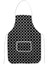 Sıvı Geçirmez Mutfak Önlüğü Sünger Dolgulu Çift Hazneli Cepli Model & Siyah 1