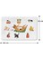 Sevimli Tasarımlı Mikrofiber Banyo Paspası, Kaymaz Taban, Makinede Yıkanabilir (67_BPSM, 2'li Takım 40 x 60_50 x 80) 2