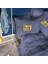 Home Motto Cotton Comfort Tek Kişilik Uyku Seti Indigo 2