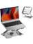 Trend Laptop/notebook/macbook ile Uyumlu 360 Derece Dönebilen Katlanabilir Yükseklik Ayarlı Metal Masa Üstü Tablet Laptop Standı 1