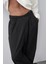 Baggy Fit Kumaş Pantolon - Siyah 2