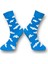 2'Li Bulutlu Mavi Ve Kelebekli Esnek Nem Alabilen Pamuklu Spor Soket Çoraplar 3
