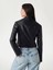 Clemence Pu Leather Jacket Kadın Siyah Ceket W5RL22WE480-JBLK 3