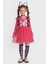 Kuromi Tül Etekli Uzun Kollu Kız Çocuk Elbisesi - Pembe 1
