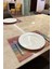 Amerikan Servisi 2'li Zikzak Desenli Renkli Amerikan Servis 2'li Yemek Altlığı Zikzak Desen 42 x 28 cm 4