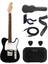 Debut Serisi Telecaster Laurel Klavye Black Elektro Gitar Seti 1