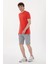 Erkek Gri Melanj Şort (Örme) 50298038-VR086 3
