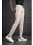 Beli Lastikli ve Iplikli Likralı Slimfit Yazlık Kumaş Jogger Pantolon 3