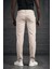 Beli Lastikli ve Iplikli Likralı Slimfit Yazlık Kumaş Jogger Pantolon 4