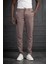 Beli Lastikli ve Iplikli Likralı Slimfit Yazlık Kumaş Jogger Pantolon 2