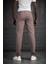 Beli Lastikli ve Iplikli Likralı Slimfit Yazlık Kumaş Jogger Pantolon 4