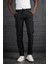 Beli Lastikli ve Iplikli Likralı Slimfit Yazlık Kumaş Jogger Pantolon 4