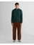 Erkek Yeşil Regular Fit Yarım Fermuarlı Sweatshirt 2524368T.374 3